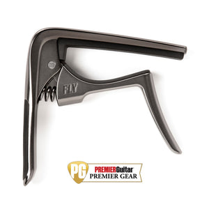 DUNLOP TRIGGER® FLY™ CAPO CURVED - GUN METAL