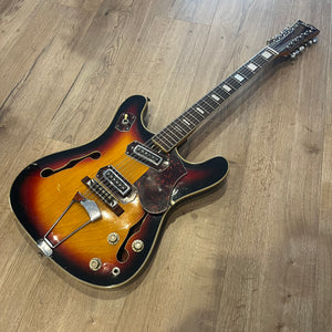 Royal Artist Bruno 12 string 1960’s - Sunburst - MIJ