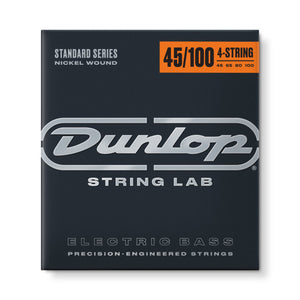 DUNLOP STANDARD SERIES NICKEL WOUND BASS STRINGS 45-100