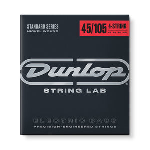 DUNLOP STANDARD SERIES NICKEL WOUND BASS STRINGS 45-105