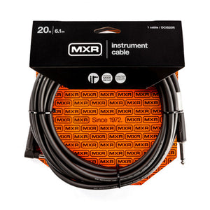 DUNLOP MXR® 20 FT STANDARD INSTRUMENT CABLE - RIGHT / STRAIGHT