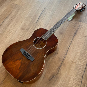 Martinez '31 Series' Daowood Parlour Acoustic-Electric (African Brown Burst)