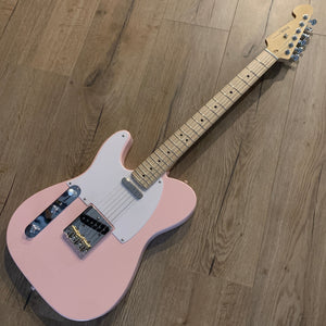 Frank FJ Guitars T Model - Pink Lefty Lucy