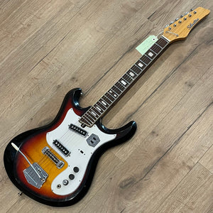 1968 Silvertone Sunburst Mosrite Copy Kawai Teisco MIJ