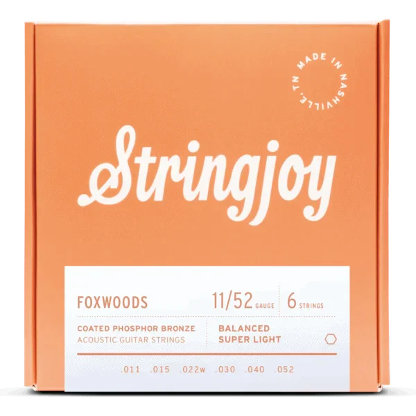 Stringjoy Super Light (11-52) Foxwoods Phosphor Acoustic Guitar Strings