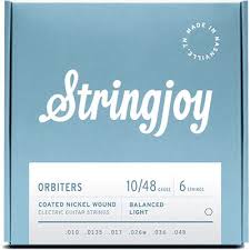 Stringjoy Orbiters Balence Light Guage (10-48) Coated Nickel Wound Electric Guitar Strings
