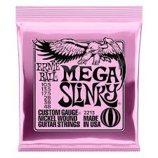 ERNIE BALL MEGA SLINKY NICKEL WOUND ELECTRIC GUITAR STRINGS 10.5-48 GAUGE