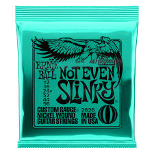 ERNIE BALL NOT EVEN SLINKY NICKEL WOUND ELECTRIC GUITAR STRINGS 12-56 GAUGE