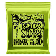 ERNIE BALL REGULAR SLINKY NICKEL WOUND ELECTRIC GUITAR STRINGS 10-46 GAUGE