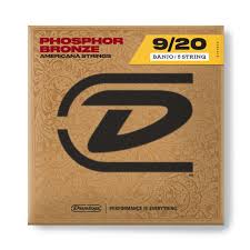 DUNLOP PHOSPHOR BRONZE LOOP END BANJO STRINGS 09-20 | 5-STRING