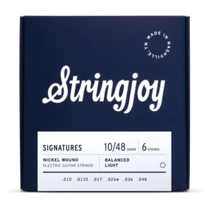 Stringjoy Signatures | Balanced Light Gauge (10-48) Nickel Wound Electric Guitar Strings