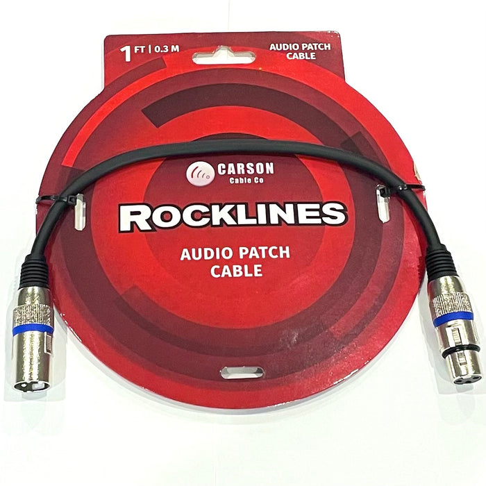 Carson Rocklines Audio Patch Cable 1ft