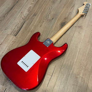 SX ST Style Beginners Plug 'n Play Electric Guitar & Amp Pack - Red