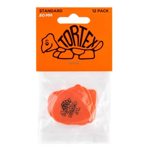 DUNLOP TORTEX® STANDARD PICK .60MM - 12 PACK.