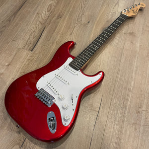 SX ST Style Beginners Plug 'n Play Electric Guitar & Amp Pack - Red