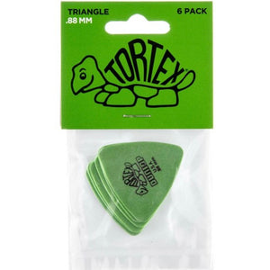 Jim Dunlop Picks - Tortex Triangle Packs 0.88mm - 6 Pack.