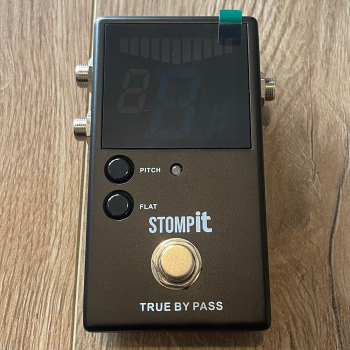 Stomp It True Bypass Chromatic Pedal Tuner (New)