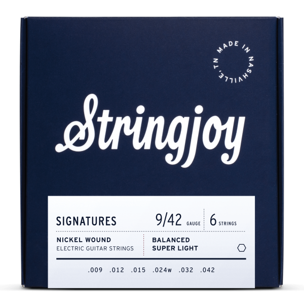 Stringjoy Signatures Electric Guitar Strings 9/42
