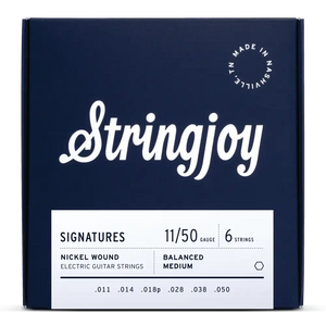 Stringjoy 11-50 Balanced Medium Gauge Signatures - Nickel Wound Electric Guitar Strings