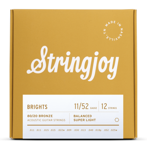 Stringjoy Brights Acoustic 12 String - 11/52