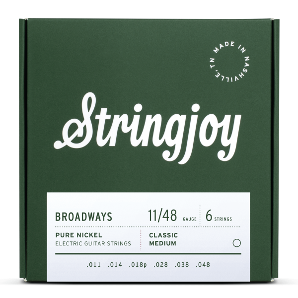 Stringjoy Broadways Electric Guitar Strings - 11/48