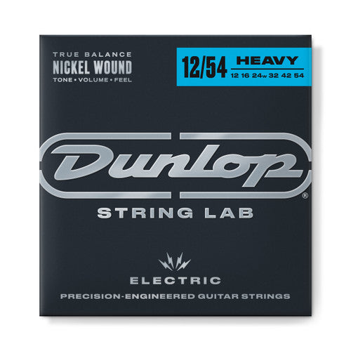 DUNLOP NICKEL WOUND ELECTRIC GUITAR STRINGS 12-54