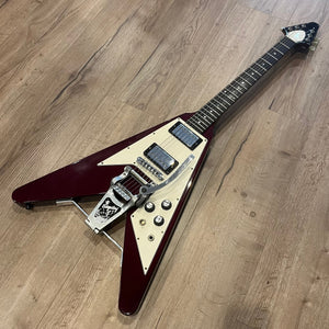Gibson Flying V - 2003 - USA with Bigsby - Wine Red