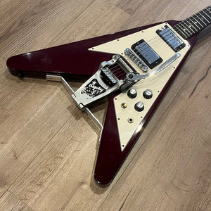 Gibson Flying V - 2003 - USA with Bigsby - Wine Red