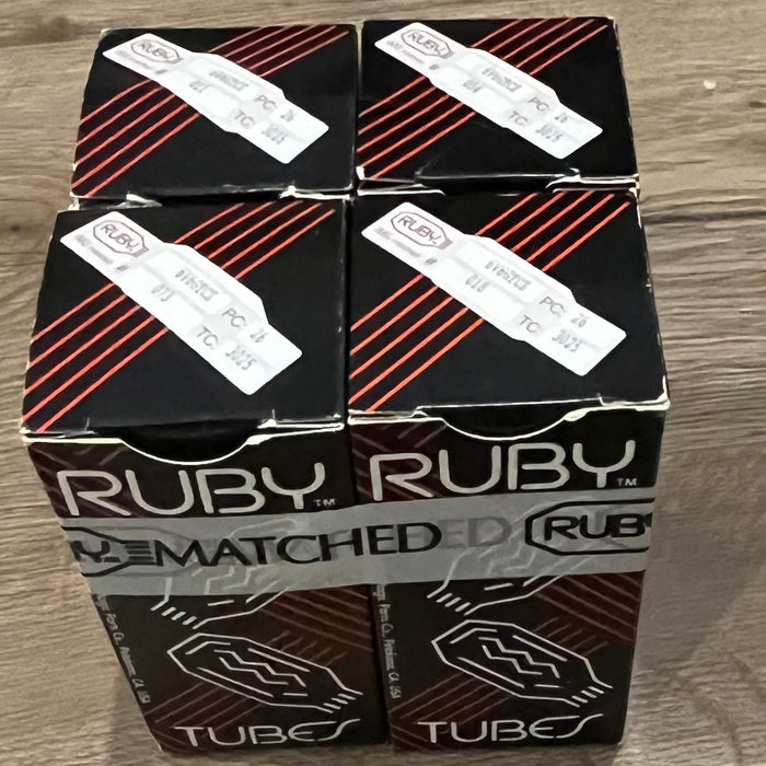Ruby JJ 6V6S Power Vacuum tube Matched Set Quad (NOS)