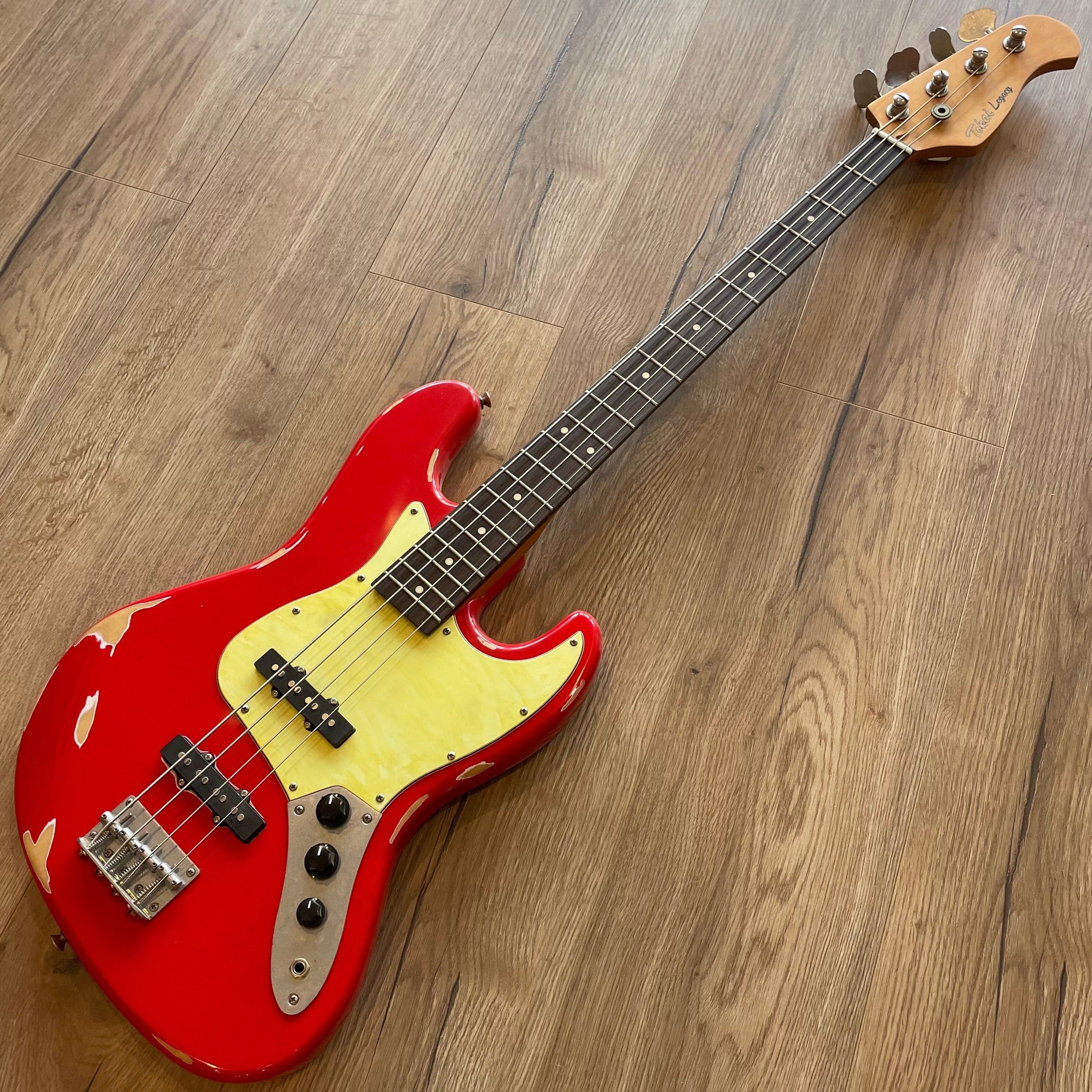 ベース Tokai JB-45 llic Red F-Tokai Logo 1980s Tokai JB-45 Jazz Sound Electric Bass Guitar