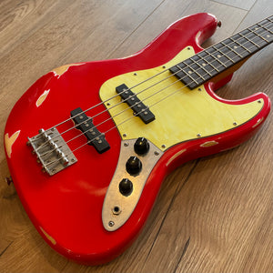 Tokai Legacy JB Style Relic Bass - Red (New)