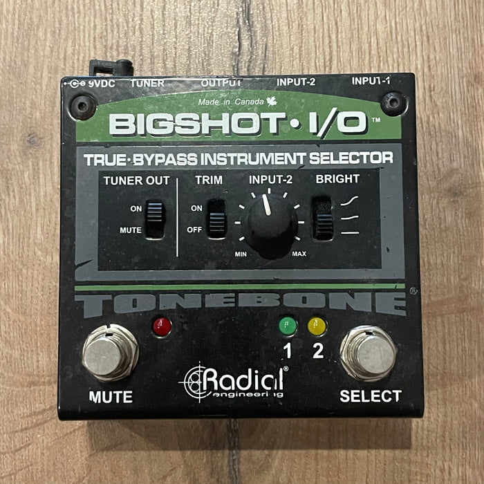 Radial Bigshot 1/0 - True Bypass Instrument Selector - Used