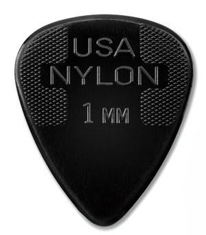 DUNLOP NYLON STANDARD PICK 1.0MM - 12 Pack