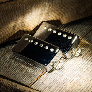 Lollar Imperial Low Wind Humbucker Set Chrome - 4 wire